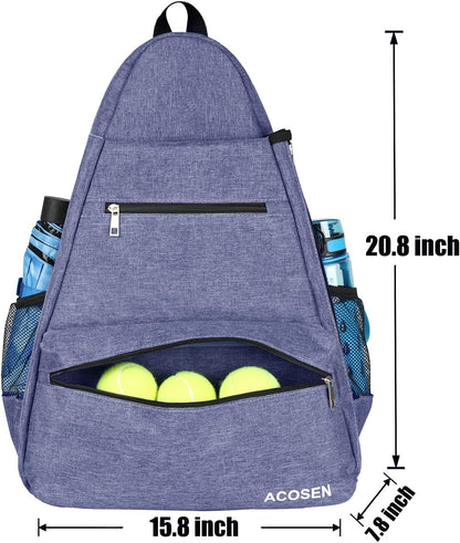 Tennis Bag Tennis Backpack - Large Tennis Bags for Women and Men to Hold Tennis Racket,Pickleball Paddles, Badminton Racquet, Squash Racquet,Balls and Other Accessories