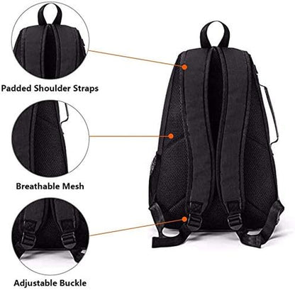 2 Raquet Tennis Bag,Tennis Bags for Men Women,Tennis Backpack,Durable Tennis Bookbag,Tennis Pickleball Bag,Tennis Bag Waterproof,Raquet Carrier for Balls, Pickleball Paddles, Badminton Rackets